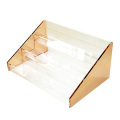 Factory OEM Design Elegant 3 Layers Perfume Bottle Box Acrylic Display Stand